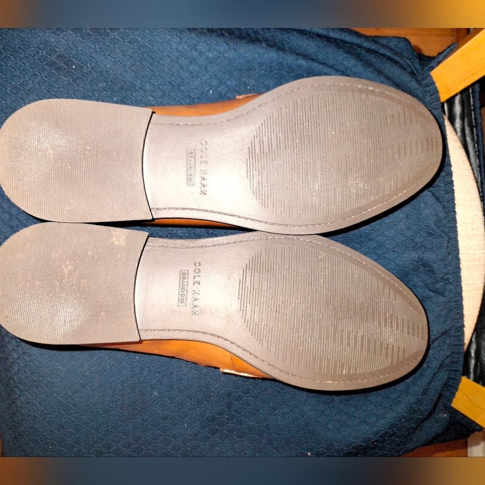 $150 Cole Haan Womens Stassi Chain Loafer Leather  Brown Size 10.5 B New - Picture 7 of 15
